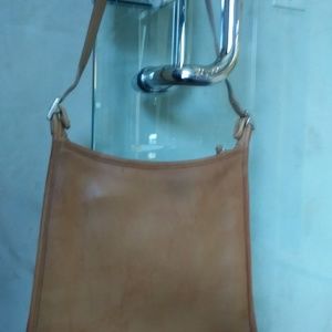 Coach Vintage tan Leather Crossbody should bag